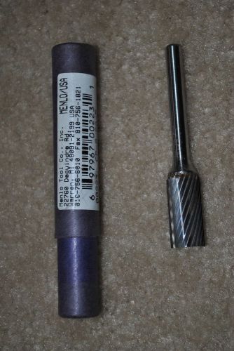 1   BURR MENLO CP-8/SA-5 SOLID CARBIDE FLUTE COARSE CUT  1/2&#034; X 1&#034;