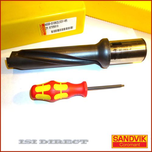 A880-D1062LX31-05 SANDVIK CORODRILL 880 U-DRILL 1.062