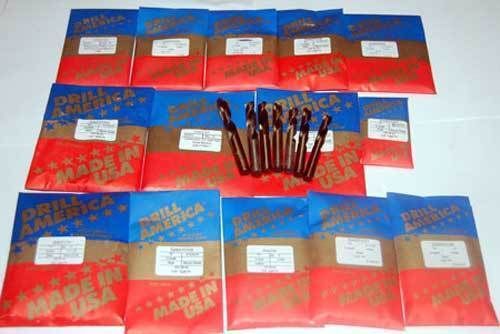 246 pcs. drill america lette  a to z m42-8% cobalt stub/screw machine drill set for sale