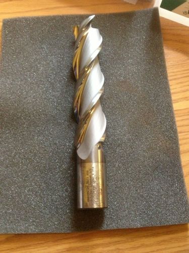 Center Cutting HP HSS Finishing End mill 1-1/2x1-1/4x6x8-1/2 TiCN Square End 3FL