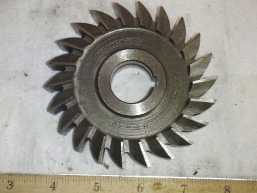 Union tool 4&#034; x 5/8&#034; x 1&#034;  straight tooth side milling cutter hss h2 for sale