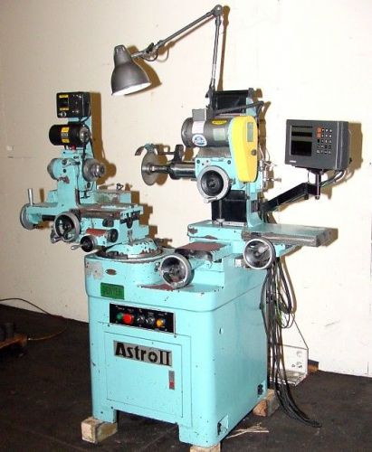 1997 DENVER &#034;ASTRO II&#034; MONOSET TOOL &amp; CUTTER GRINDER w/HEIDENHAIN 2 AXIS DRO