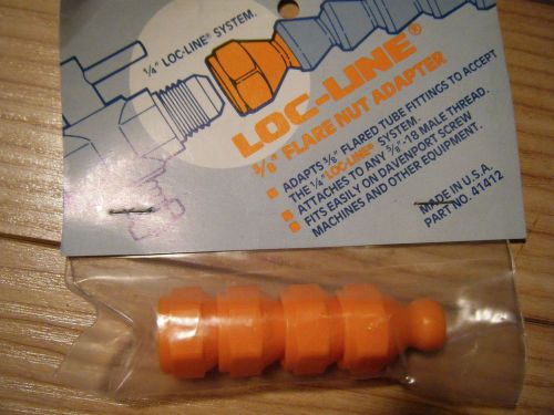 Loc-Line 3/8 Flare nut adapter 41412