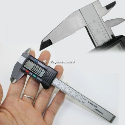 Stainless Steel 3.9&#034;100mm Electronic Digital Vernier Caliper Gauge Mivantech2014