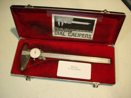 Mitutoyo 8&#034; Dial Calipers .001&#034;