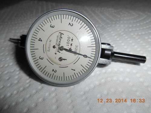 Interapid 312B-3 .0001&#034; Dial Test Indicator * Swiss made