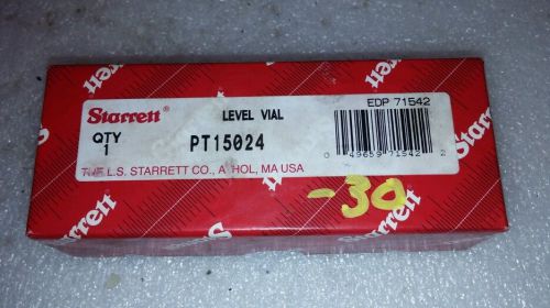 New Starrett  Replacement Vial for Machinist Precision Level PT15024