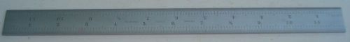 STARRETT CB12-16R SATIN CHROME BLADE W/ INCH GRADS 50THS, 100THS, 32NDS, 64THS