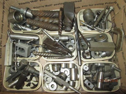 MACHINIST LATHE MILL Lot of Machinist Drill Bushings  Parts  Etc