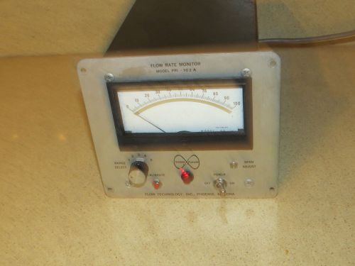 FLOW TECHNOLOGY FLOW RATE MONITOR MODEL PRI-102A