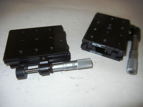 NRC NEWPORT 430 Linear Stage With STARRETT  1&#034; Travel  Micrometer