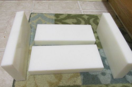 HDPE Cut Pieces White 1.200&#034; x 4.150&#034; x 10&#034;,Plastic Rectangular Cut Pieces