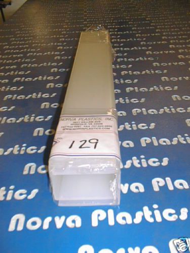 (129)polypro u channel 3&#034;h x 2&#034;w x 24&#034; long 2 pcs for sale