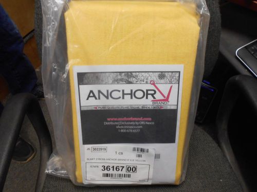 Anchor brand #36167  21bc68 6&#039;x8&#039; blanket yellow for sale