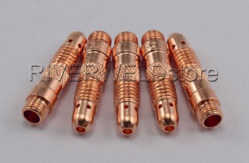 10N28 1/8&#034; TIG Collet Bodies FIT TIG Welding Torch PTA SR WP 17 18 26 Series,5PK