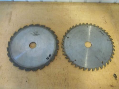 lot of 1 gladu + 1 bolduc  circular blade  carbide 12  inch