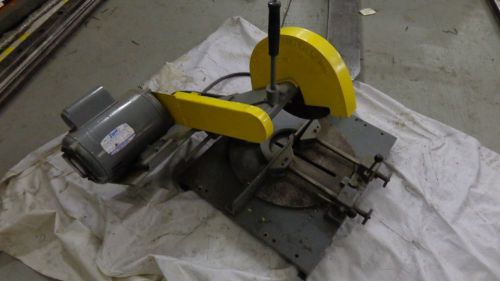 KALAMAZOO INDUSTRIES INC, 10&#034; CHOP OFF SAW WITH 3HP DOERR MOTOR