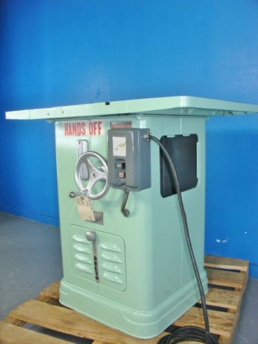 Rockwell delta oscillating wood shaper sander refirbished for sale