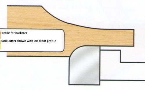 Freeborn raised panel back shaper cutter mc 56 001 for sale