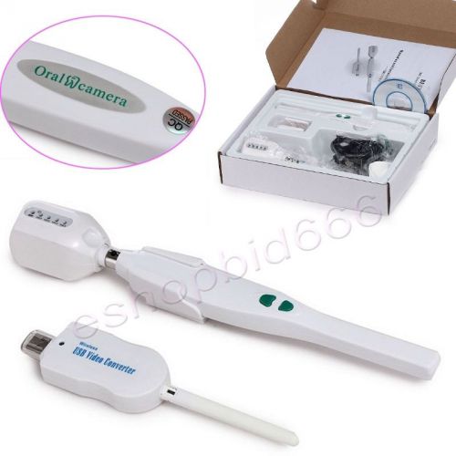 Dental intraoral intra oral camera dynamic 4 mega pixel+software usb hd ce fda for sale