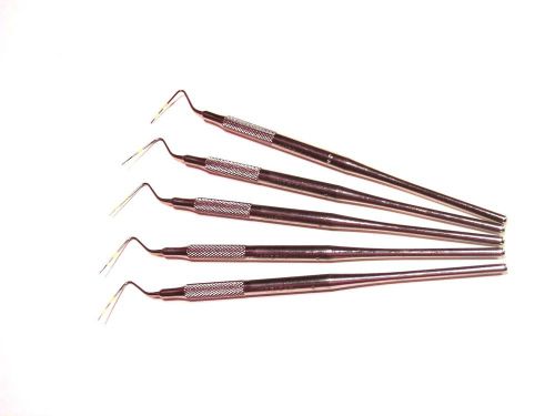 5 AMERICAN DENTAL PROBE 4 SINGLE-END HANDHELD DENTIST INSTRUMENTS