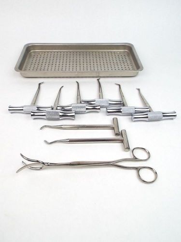Lot of Dental Endodontic Oral Surgical Examination Tools Instruments