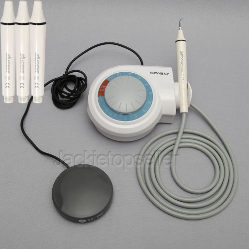 Dental woodpecker/ems type ultrasonic piezo scaler with 3 handpiece for sale