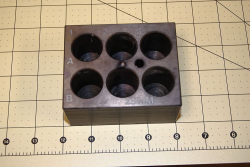 Heating Mantle Reactor Block Test Tube Laboratory 25MM 6 Hole