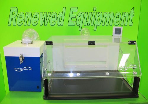 Flow sciences fs2015 bvse vented 3&#039; balance compounding  hood  &amp; blower #84 for sale