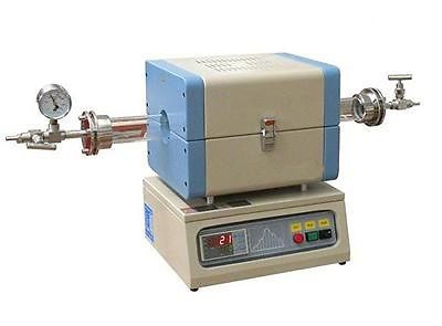 Compact Split Tube Furnace with Vacuum Flanges &amp; 2&#034; or 1&#034;Quartz Tube