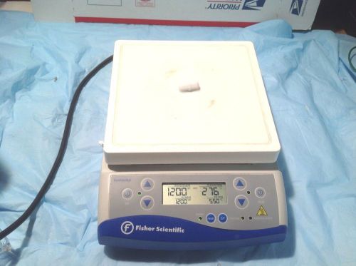 Fisher Scientific Isotemp digital Heating / Stirring plate pn 11-800-49SH 4 x 4&#034;