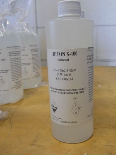 FIVE (5) LITERS TRITON X-100 SURFACTANT, 10 X 500 mL POLY BOTTLES