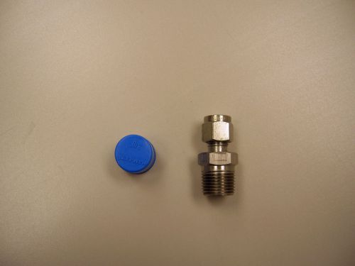 Hamlet 768lss1/4x3/8 male connetor 1/4&#034; tube x 3/8&#034; npt swagelok ref ss-400-1-6 for sale