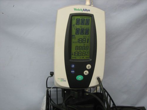 Welch Allyn Spot Vital Signs 420 Monitor  Temp w/ Cuff Cables