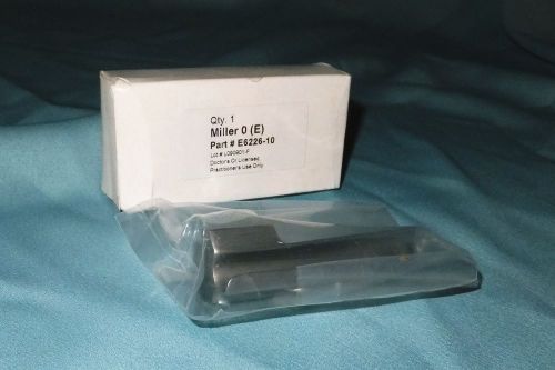 Miller Laryngoscope Blade #0 (E) Stainless Steel #E6226-10, NIB