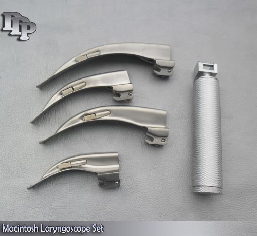 Laryngoscope Macintosh Set ENT Diagnostic D battery EMS, SURGICAL INSTRUMENTS