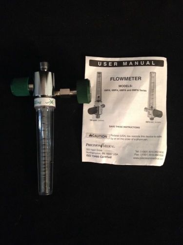 NEW PRECISION MEDICAL Flowmeter Chrome O2 15LPM 1MFA1003