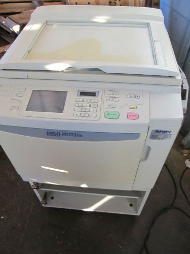 Riso RisoGraph RN 2235 UI Hi Speed Digital Duplicator Master misfeed error