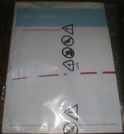 FS-1128MFP Fax Operation Guide Book
