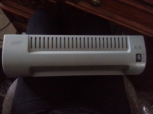 STAPLES LAMINATOR BUSINESS OFFICE MACHINE MODEL 14346