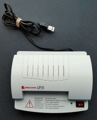 Wilson Jones LP10 Small Desktop Laminating Machine.  B1