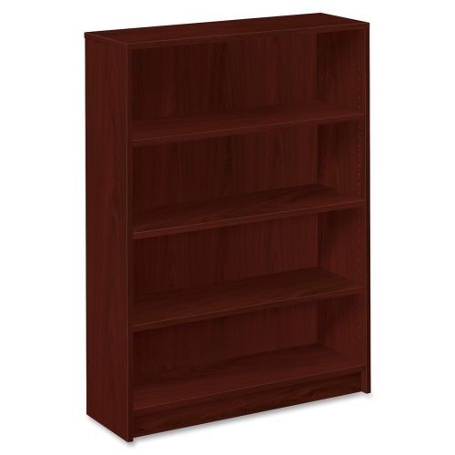 1870 Series Bookcase, Four-Shelf, 36w x 11-1/2d x 48-3/4h, Mahogany