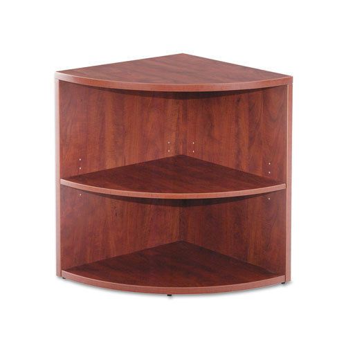 Alera valencia series lower end cap bookcase, 2 shelves, 24w x - aleva622424mc for sale