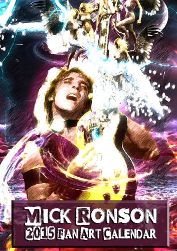 2015 Mick Ronson Art calendar (13 page)