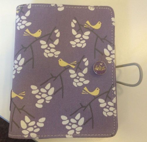 Used Pocket Filofax Songbird in Purple