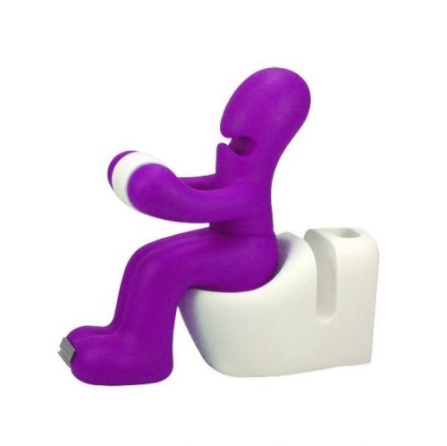 Butt station purple desk organizer pen tape paper clip holder funny gift for sale