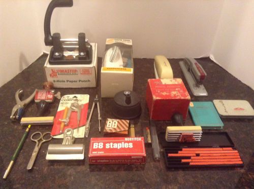 Vintage Office Supplies Lot