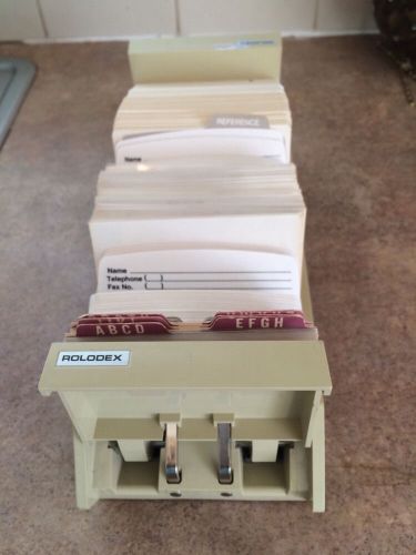 PETITE ROLODEX CARD FILE VIP-124 NEW CONDITIPN RETRO