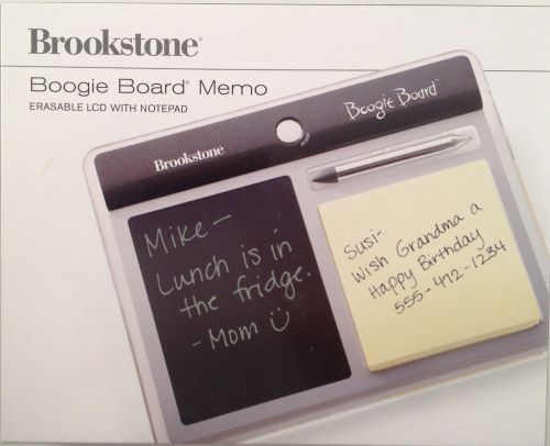 New BROOKSTONE Boogie Board Memo