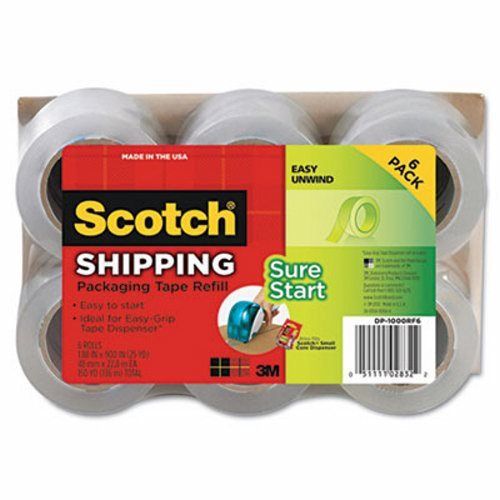 Scotch Rolls for DP-1000 Easy Grip Tape Dispenser, 6 Rolls/Pack (MMMDP1000RF6)